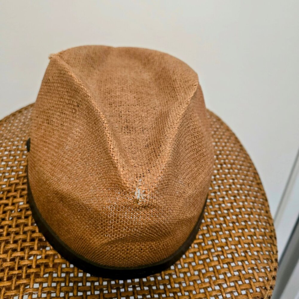 Men’s XL Brown Straw Summer Hat – Classic & Lightweight - Picture 3 of 6